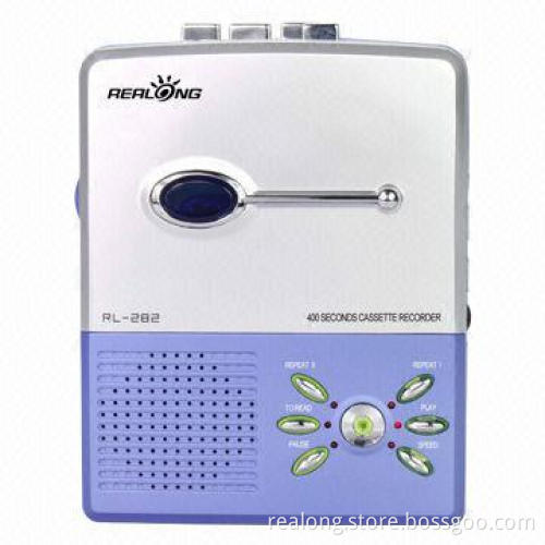 Language learning recorder with two way powers